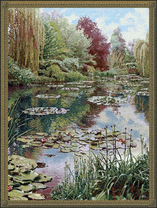 D155-1666-82*68 Monet (Vertical) Tapestries: Tapestry gallery - Over 1500 tapestries and tapestry decorating accessories - Finest quality - Wide selection - Competitive prices - Source for wholesale 