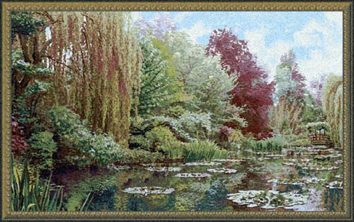 D155-1671-23*40 Monet (left panel) Tapestries: Tapestry gallery - Over 1500 tapestries and tapestry decorating accessories - Finest quality - Wide selection - Competitive prices - Source for wholesal