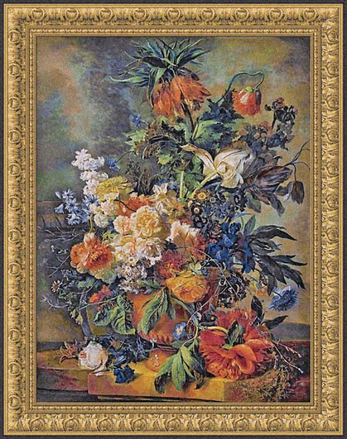 D155-1677-57*45 Bouquet Dore Tapestries: Tapestry gallery - Over 1500 tapestries and tapestry decorating accessories - Finest quality - Wide selection - Competitive prices - Source for wholesale tape
