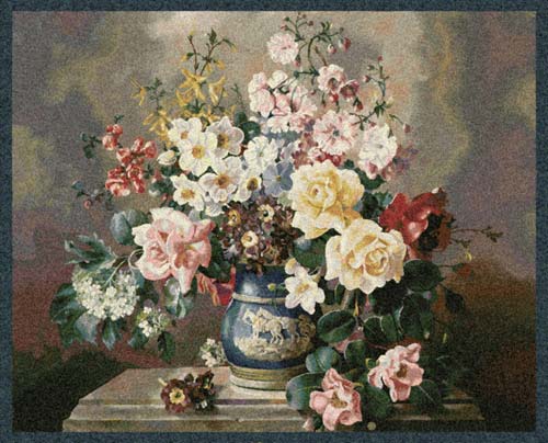 D155-1687-31*36 Jolly Bouquet Tapestries: Tapestry gallery - Over 1500 tapestries and tapestry decorating accessories - Finest quality - Wide selection - Competitive prices - Source for wholesale tap