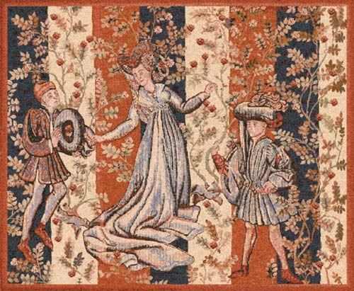D155-1693-30*36 Baille des Roses Tapestries: Tapestry gallery - Over 1500 tapestries and tapestry decorating accessories - Finest quality - Wide selection - Competitive prices - Source for wholesale 
