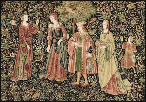 D155-1694-66*84 Promenade (Flanders) Tapestries: Tapestry gallery - Over 1500 tapestries and tapestry decorating accessories - Finest quality - Wide selection - Competitive prices - Source for wholes