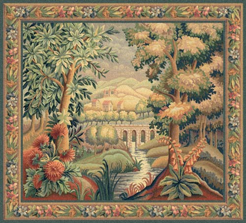 D155-1698-52*55 Bridge without Bird Tapestries: Tapestry gallery - Over 1500 tapestries and tapestry decorating accessories - Finest quality - Wide selection - Competitive prices - Source for wholesa