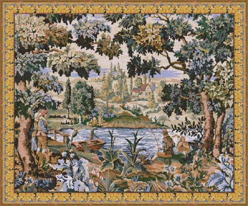 D155-1705-38*45 Paysage Flamand Village Tapestries: Tapestry gallery - Over 1500 tapestries and tapestry decorating accessories - Finest quality - Wide selection - Competitive prices - Source for who
