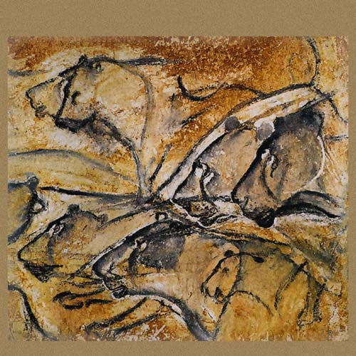 D155-1731-36*33 Lions of Chauvet Tapestries: Tapestry gallery - Over 1500 tapestries and tapestry decorating accessories - Finest quality - Wide selection - Competitive prices - Source for wholesale 