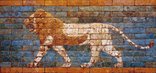 D155-1733-38*82 Lion - Nebuchadnezzar II Tapestries: Tapestry gallery - Over 1500 tapestries and tapestry decorating accessories - Finest quality - Wide selection - Competitive prices - Source for wh