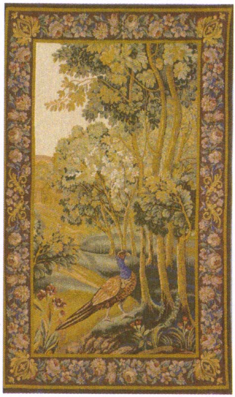 D155-1768-56*34 Verdure with Birds (right panel) Tapestries: Tapestry gallery - Over 1500 tapestries and tapestry decorating accessories - Finest quality - Wide selection - Competitive prices - Sourc