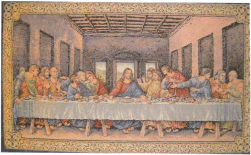 D155-1775-27*42 The Last Supper Tapestries: Tapestry gallery - Over 1500 tapestries and tapestry decorating accessories - Finest quality - Wide selection - Competitive prices - Source for wholesale t