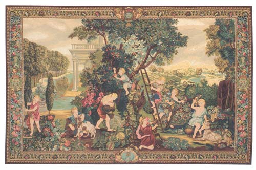 D155-181-55*87 The Kids Gardeners Tapestries: Tapestry gallery - Over 1500 tapestries and tapestry decorating accessories - Finest quality - Wide selection - Competitive prices - Source for wholesale