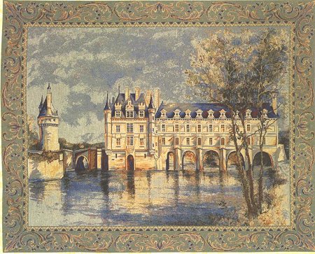 D155-183-36*44 Chenonceau Castle Tapestries: Tapestry gallery - Over 1500 tapestries and tapestry decorating accessories - Finest quality - Wide selection - Competitive prices - Source for wholesale 