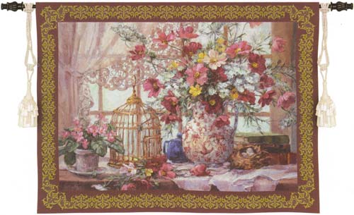 D155-1833-40*53 Queen Annes Lace Tapestries: Tapestry gallery - Over 1500 tapestries and tapestry decorating accessories - Finest quality - Wide selection - Competitive prices - Source for wholesale