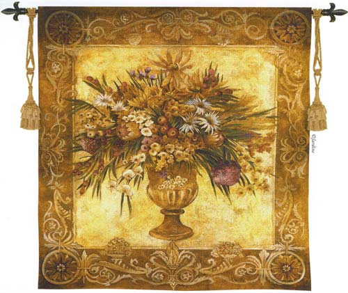 D155-1834-53*53 Tuscan Urn Tapestries: Tapestry gallery - Over 1500 tapestries and tapestry decorating accessories - Finest quality - Wide selection - Competitive prices - Source for wholesale tapest