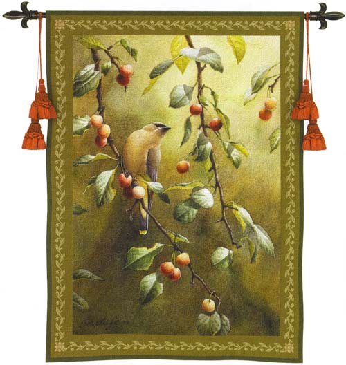 D155-1842-53*38 Cherry Chase Tapestries: Tapestry gallery - Over 1500 tapestries and tapestry decorating accessories - Finest quality - Wide selection - Competitive prices - Source for wholesale tape