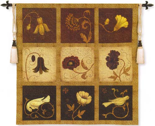 D155-1843-53*53 Fresco Collage Tapestries: Tapestry gallery - Over 1500 tapestries and tapestry decorating accessories - Finest quality - Wide selection - Competitive prices - Source for wholesale ta