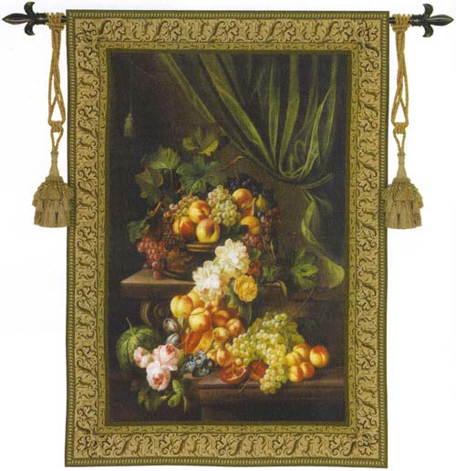 D155-1861-53*36 Emerald Elegance Tapestries: Tapestry gallery - Over 1500 tapestries and tapestry decorating accessories - Finest quality - Wide selection - Competitive prices - Source for wholesale 