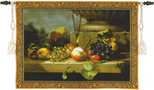 D155-1863-53*76 Grapes of Venice Tapestries: Tapestry gallery - Over 1500 tapestries and tapestry decorating accessories - Finest quality - Wide selection - Competitive prices - Source for wholesale 
