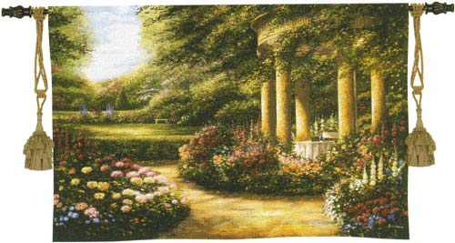 D155-1884-34*53 Rose Garden II Tapestries: Tapestry gallery - Over 1500 tapestries and tapestry decorating accessories - Finest quality - Wide selection - Competitive prices - Source for wholesale ta