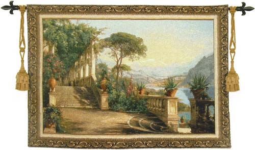 D155-1887-53*76 Lodge at Lake Como Tapestries: Tapestry gallery - Over 1500 tapestries and tapestry decorating accessories - Finest quality - Wide selection - Competitive prices - Source for wholesal