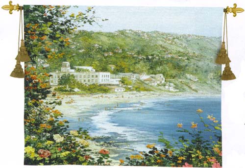 D155-1899-40*53 Laguna Beach Tapestries: Tapestry gallery - Over 1500 tapestries and tapestry decorating accessories - Finest quality - Wide selection - Competitive prices - Source for wholesale tape