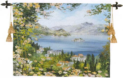 D155-1901-40*53 View of Isola Bella Tapestries: Tapestry gallery - Over 1500 tapestries and tapestry decorating accessories - Finest quality - Wide selection - Competitive prices - Source for wholesa