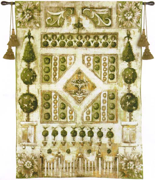 D155-1915-53*38 Garden Gate Tapestries: Tapestry gallery - Over 1500 tapestries and tapestry decorating accessories - Finest quality - Wide selection - Competitive prices - Source for wholesale tapes