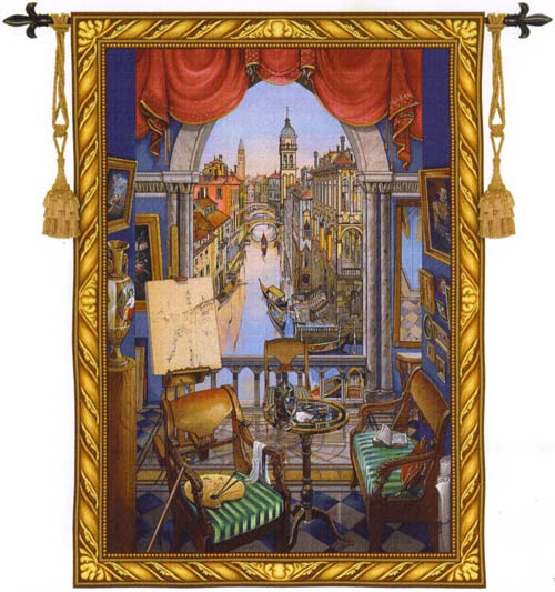 D155-1924-53*38 Venice Tapestries: Tapestry gallery - Over 1500 tapestries and tapestry decorating accessories - Finest quality - Wide selection - Competitive prices - Source for wholesale tapestry 