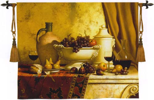 D155-1932-53*66 Italian Feast Tapestries: Tapestry gallery - Over 1500 tapestries and tapestry decorating accessories - Finest quality - Wide selection - Competitive prices - Source for wholesale tap