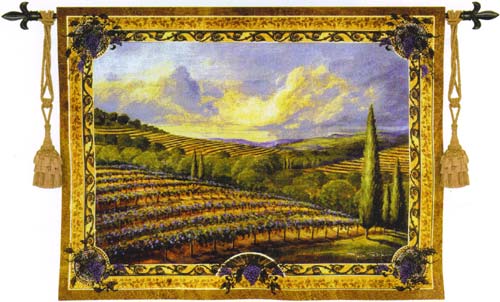 D155-1934-40*53 Napa Valley II Tapestries: Tapestry gallery - Over 1500 tapestries and tapestry decorating accessories - Finest quality - Wide selection - Competitive prices - Source for wholesale ta