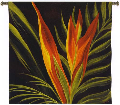 D155-1971-53*53 Birds of Paradise II Tapestries: Tapestry gallery - Over 1500 tapestries and tapestry decorating accessories - Finest quality - Wide selection - Competitive prices - Source for wholes