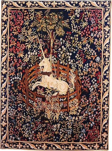 D155-199-45*35 Licorne Captive Tapestries: Tapestry gallery - Over 1500 tapestries and tapestry decorating accessories - Finest quality - Wide selection - Competitive prices - Source for wholesale ta