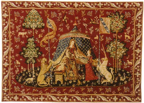 D155-200-35*45 A Mon Seul Desir Tapestries: Tapestry gallery - Over 1500 tapestries and tapestry decorating accessories - Finest quality - Wide selection - Competitive prices - Source for wholesale t