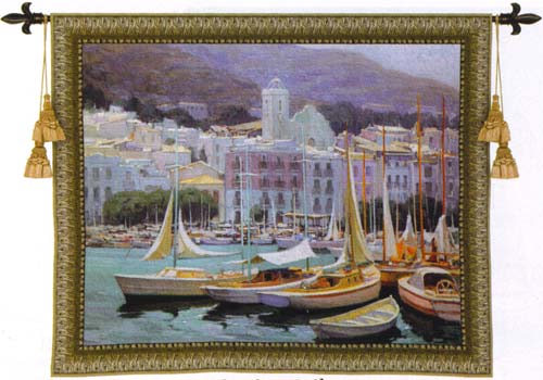 D155-2004-44*53 Setting Sail Tapestries: Tapestry gallery - Over 1500 tapestries and tapestry decorating accessories - Finest quality - Wide selection - Competitive prices - Source for wholesale tape