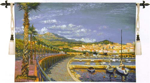D155-2011-36*53 Porto Mer Tapestries: Tapestry gallery - Over 1500 tapestries and tapestry decorating accessories - Finest quality - Wide selection - Competitive prices - Source for wholesale tapestr