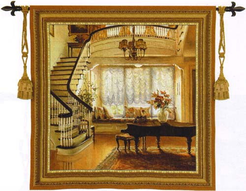 D155-2017-54*53 The Window Seat Tapestries: Tapestry gallery - Over 1500 tapestries and tapestry decorating accessories - Finest quality - Wide selection - Competitive prices - Source for wholesale t