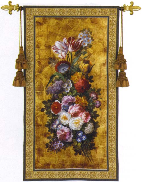 D155-2025-49*26 Floral Reflections II Tapestries: Tapestry gallery - Over 1500 tapestries and tapestry decorating accessories - Finest quality - Wide selection - Competitive prices - Source for whole