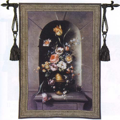 D155-2026-53*39 Flowers of Antiquity I Tapestries: Tapestry gallery - Over 1500 tapestries and tapestry decorating accessories - Finest quality - Wide selection - Competitive prices - Source for whol