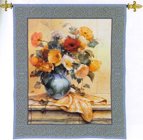 D155-2035-53*44 Jennies Mantel I Tapestries: Tapestry gallery - Over 1500 tapestries and tapestry decorating accessories - Finest quality - Wide selection - Competitive prices - Source for wholesale