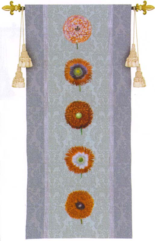 D155-2038-57*26 Floating Botanicals Rain Tapestries: Tapestry gallery - Over 1500 tapestries and tapestry decorating accessories - Finest quality - Wide selection - Competitive prices - Source for wh