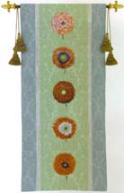 D155-2039-57*26 Floating Botanicals Green Bay Tapestries: Tapestry gallery - Over 1500 tapestries and tapestry decorating accessories - Finest quality - Wide selection - Competitive prices - Source f