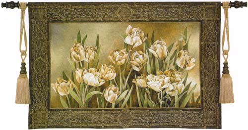 D155-2046-36*53 Tulips in the Window Tapestries: Tapestry gallery - Over 1500 tapestries and tapestry decorating accessories - Finest quality - Wide selection - Competitive prices - Source for wholes