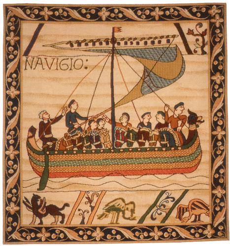 D155-206-35*33 Duke William-Ship (1B) Tapestries: Tapestry gallery - Over 1500 tapestries and tapestry decorating accessories - Finest quality - Wide selection - Competitive prices - Source for whole