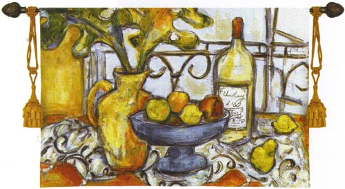 D155-2074-32*53 Still Life with Black and White Tapestries: Tapestry gallery - Over 1500 tapestries and tapestry decorating accessories - Finest quality - Wide selection - Competitive prices - Source