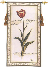 D155-2097-50*26 Pink Tulip I Tapestries: Tapestry gallery - Over 1500 tapestries and tapestry decorating accessories - Finest quality - Wide selection - Competitive prices - Source for wholesale tape