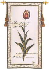 D155-2098-50*26 Pink Tulip II Tapestries: Tapestry gallery - Over 1500 tapestries and tapestry decorating accessories - Finest quality - Wide selection - Competitive prices - Source for wholesale tap