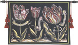 D155-2100-26*34 Tulips on Black II Tapestries: Tapestry gallery - Over 1500 tapestries and tapestry decorating accessories - Finest quality - Wide selection - Competitive prices - Source for wholesal
