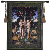 D155-2118-53*40 Adam & Eve Tapestries: Tapestry gallery - Over 1500 tapestries and tapestry decorating accessories - Finest quality - Wide selection - Competitive prices - Source for wholesale tapest