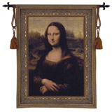 D155-2122-53*40 Mona Lisa Tapestries: Tapestry gallery - Over 1500 tapestries and tapestry decorating accessories - Finest quality - Wide selection - Competitive prices - Source for wholesale tapestr