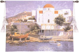 D155-2140-40*53 Mykonos II Tapestries: Tapestry gallery - Over 1500 tapestries and tapestry decorating accessories - Finest quality - Wide selection - Competitive prices - Source for wholesale tapest