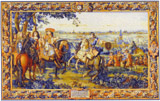 D155-2178-118*182 Louis XIV  "Lille" Tapestries: Tapestry gallery - Over 1500 tapestries and tapestry decorating accessories - Finest quality - Wide selection - Competitive prices - Source for wholes