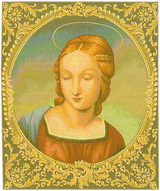 D155-2197-22*18 Madonna Del Cardellino Tapestries: Tapestry gallery - Over 1500 tapestries and tapestry decorating accessories - Finest quality - Wide selection - Competitive prices - Source for whol